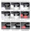 LED Headlamp Portable Rechargeable Waterproof Red COB Flood Headlight Bright XPG Lamp Beads for Outdoor Night Running