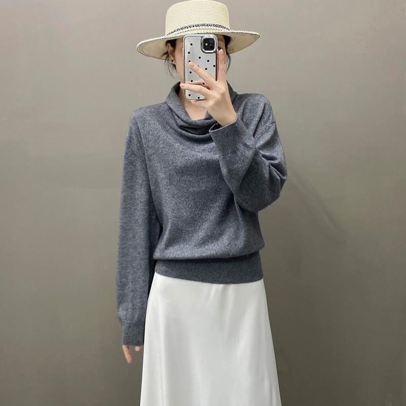 Qinghe 100% Pure Cashmere Women's Sweater - Ultra Soft Luxury Winter Pullover