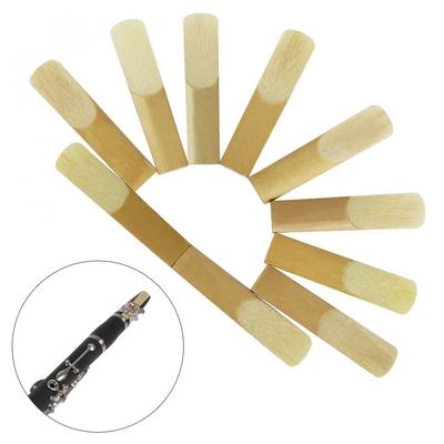 BB-Klarinettenblätter, Bulrush-Rohrblätter, Stärke 2,5, Holzblasinstrumenten-Mundstückteile
