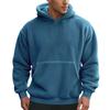 Men S Fleece Hooded Pullover Sweatshirt Winter Casual Wear