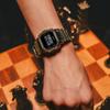 Casio 5600 Series 200M Waterproof Fashion Quartz Movement Resin Strap Watch Unisex Watches Gray GM-5600YM-8