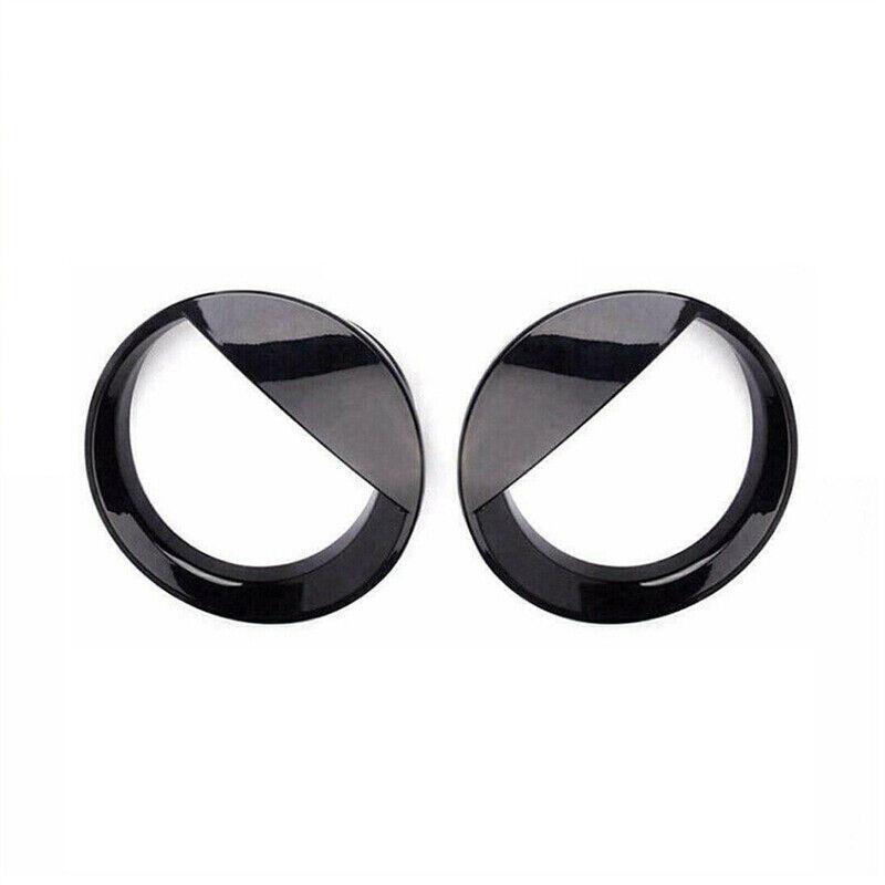 For Jeep Patriot 2011-2017 2Pcs ABS Front Bezels Light Headlight Trim Cover Decor Lamp Hoods Black Auto Car Styling Accessories