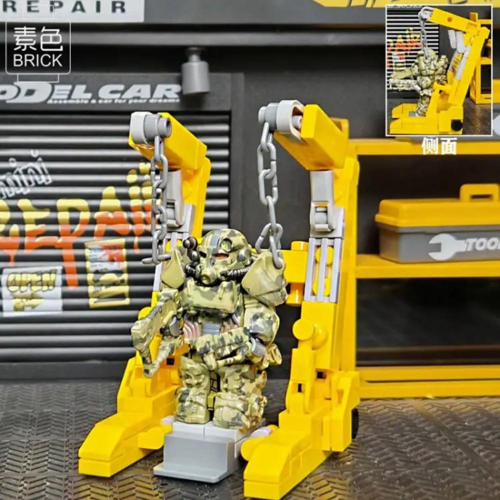 MOC Militar Armură T60 Soldați Mini Anime Acțiune fallouts Figurine Arme Robot Kinghts Blocuri de Construcție Cărămizi Jucării DIY cadouri