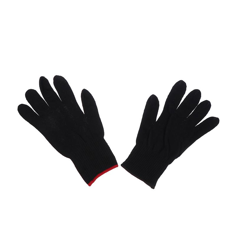 1Pair Hair Straightener Thermal Styling Gloves Perm Curling Hairdressing Heat Resistant Finger Glove Hair Care Styling Tools