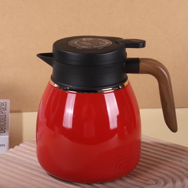 

316 Stainless Steel Smart Stewing Teapot with Temperature Display, Large-Capacity Insulated Health Pot with Handle 1100ML