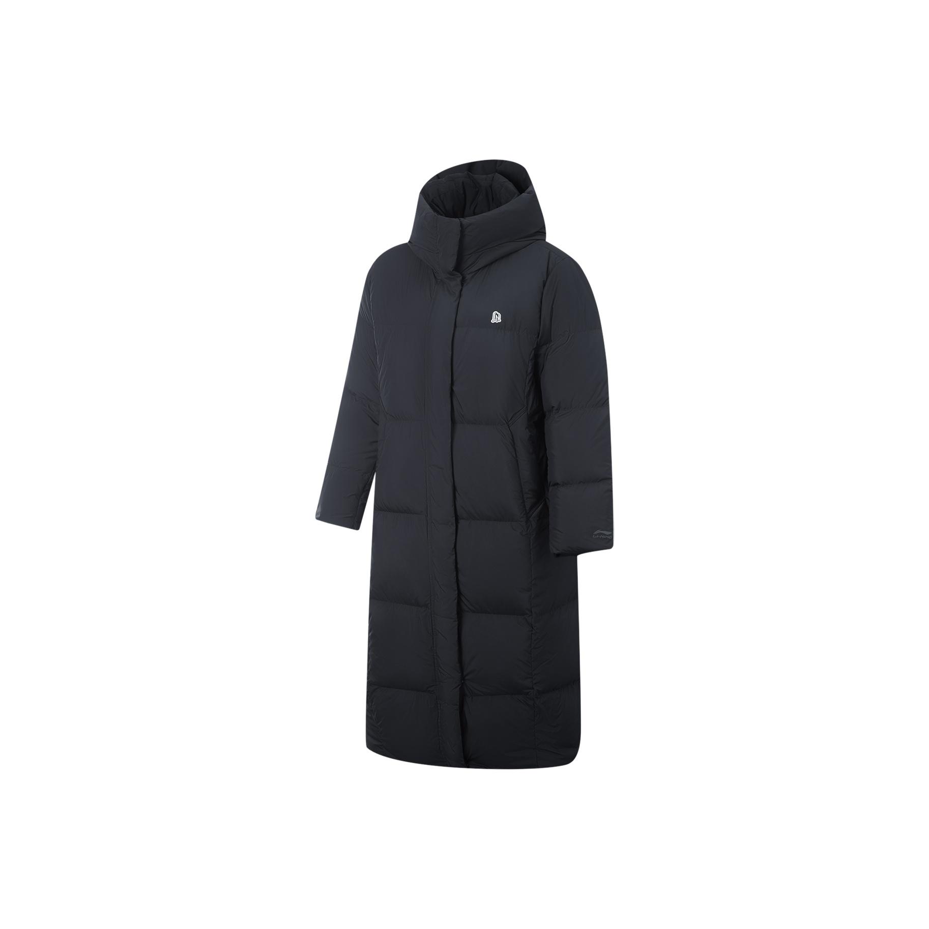 

Пуховик с капюшоном и логотипом Li Ning Sports Lifestyle Series с антистатическим эффектом Женская верхняя одежда AYMV394-3 L