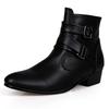 High Quality Men's Boots Platform Boots Designer Shoes Men Fashion High Leather Boot Retro Ankle Boots for Men Botas Para Hombre