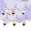 Anime Skzoo Puppe Figur Schlüsselanhänger KPOP-SKZ-STAY Cartoon Beidseitig Bedruckt Transparenter Acryl Schlüsselring Tasche Zubehör Fans zum Mitnehmen Mini Leicht