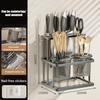 Chopstick Knife Holder Storage Organizer Utensil Cutlery Caddy Large Capacity