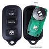 2x Keyless Entry Remote Control Car Key Fob HYQ12BAN For Toyota 4Runner Sequoia