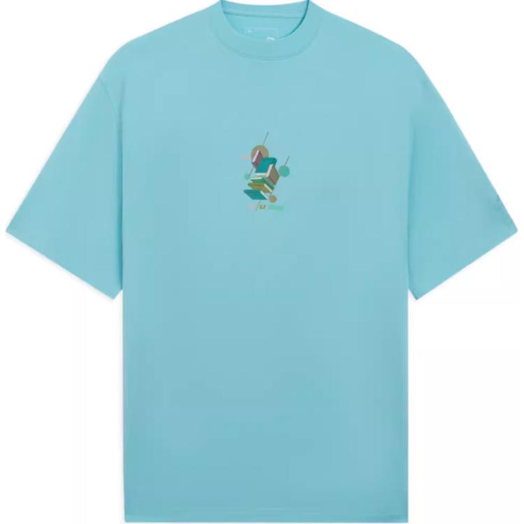 

Li Ning Sports Lifestyle Series Round Neck Short Sleeve Cotton Casual Loose Breathable T-Shirt Men T-Shirts Blue AHSS637-3 XL