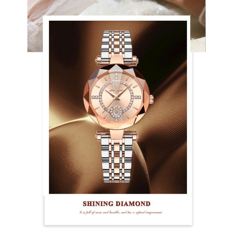 POEDAGAR Luxury Brand Women's Watches Waterproof Stainless Steel Date Ladies Wristwatch Fashion Elegant Quartz Watch Reloj