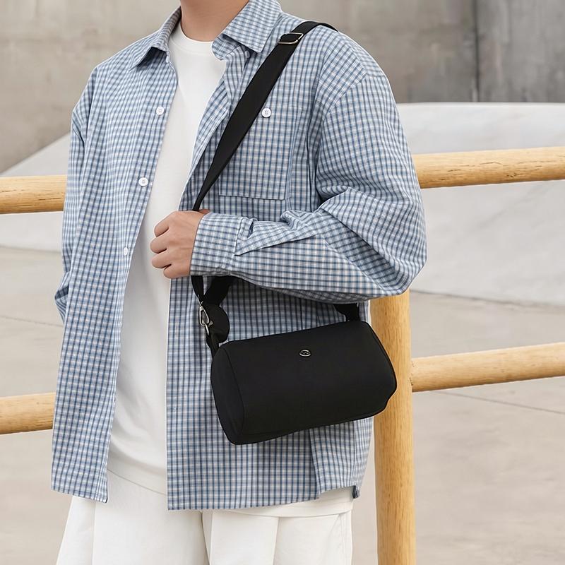 Women's Multi-compartment Nylon Shoulder Bag