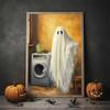 Vintage Wall Art Music Sports Spooky Aesthetics Bicycle Halloween HD Canvas Print Poster Home Living Room Bedroom Decoration