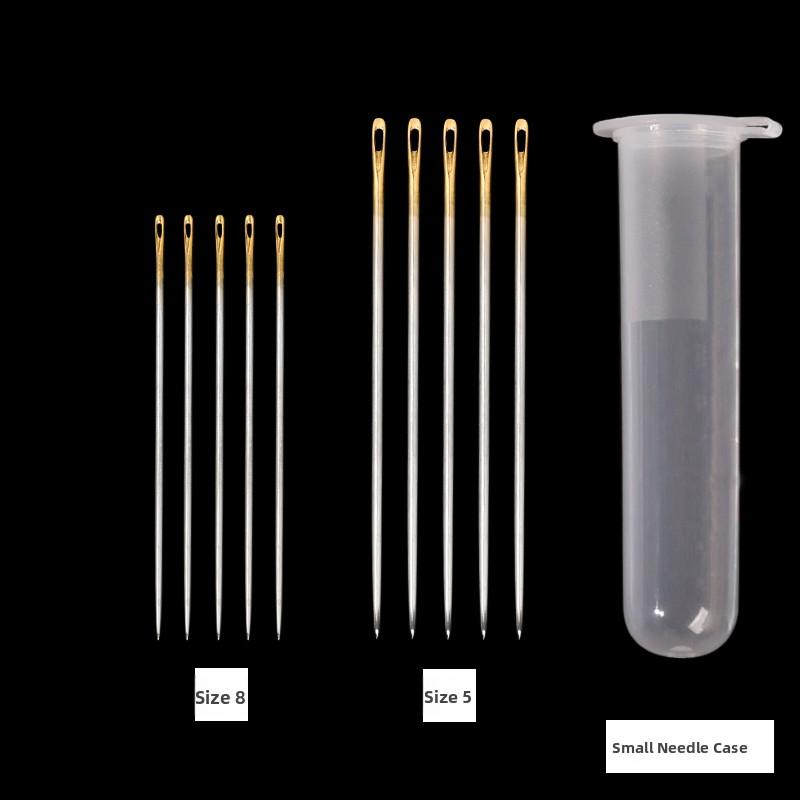 High Quality Large Eye Hand Sewing Needle for Double-Faced Woolen Coat Special Use Short Needle Hardened Quilting Needle Larg...