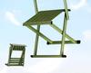 Portable Ultralight Folding Stool with Backrest - Dual-Use for Camping, Fishing, and Barbecue
