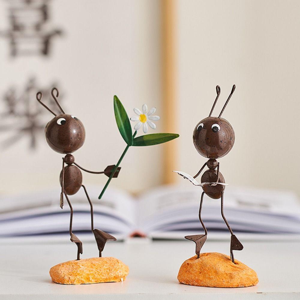 Heimdeko Schreibtischdekoration Bürodekoration Insektenstatuen Käferornamente Schreibtischständer