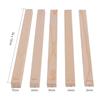 Pottery Thickness Guides Kit - 10pc Wooden Slabs Set for Polymer Clay, Ceramics & Baking - Multi-Size Rolling Pin Spacers