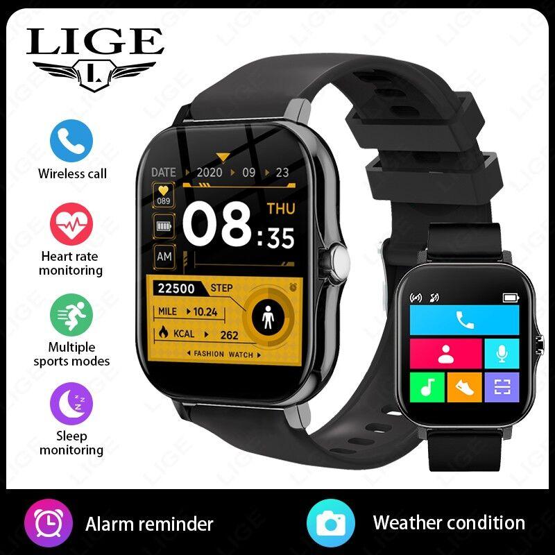 Smart Watch For Men Women Gift 1.44  Full Touch Screen Sports Fitness Watches Bluetooth Calls Digital Smartwatch Wristwatch