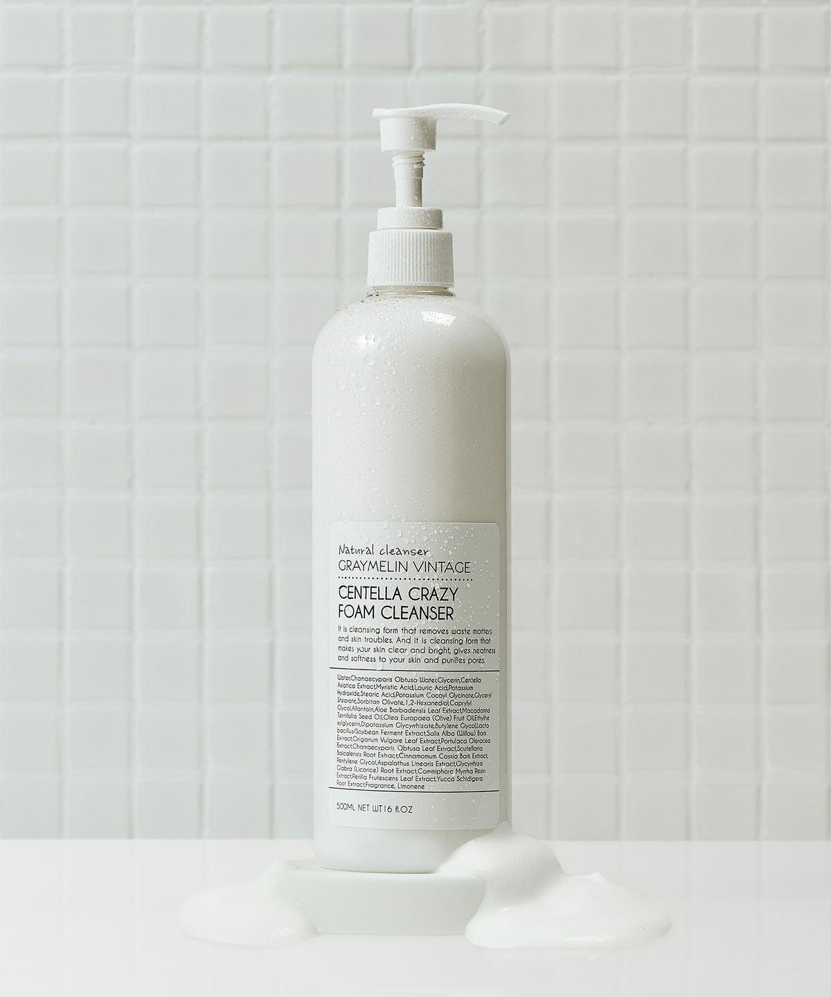Crazy Large Capacity Soothing Foam Cleansing Centella 500ml