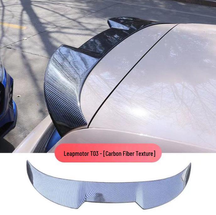 Leapmotor T03 Rear Spoiler: Car Tail Wing & Wind Deflector for Modified Exterior Trim