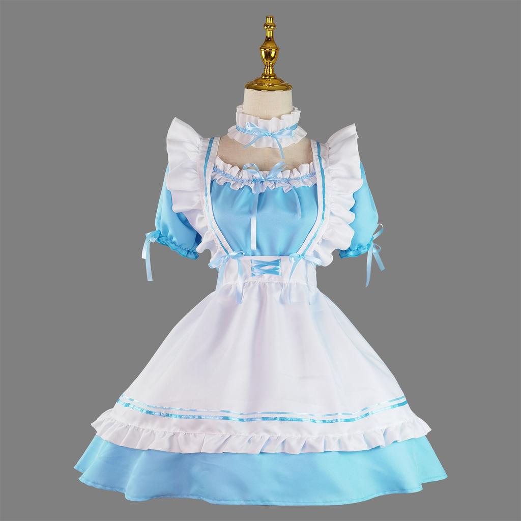 Cute Lolita Maid Dress Girls Woman Cosplay Costumes Sweetheart Maid Outfit Lolita Cute Maid Outfit Cosplay