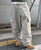 SOMEPLACE MAN Basic Oversized Wide Big Pocket String Parachute Cargo Pants_3 Colors