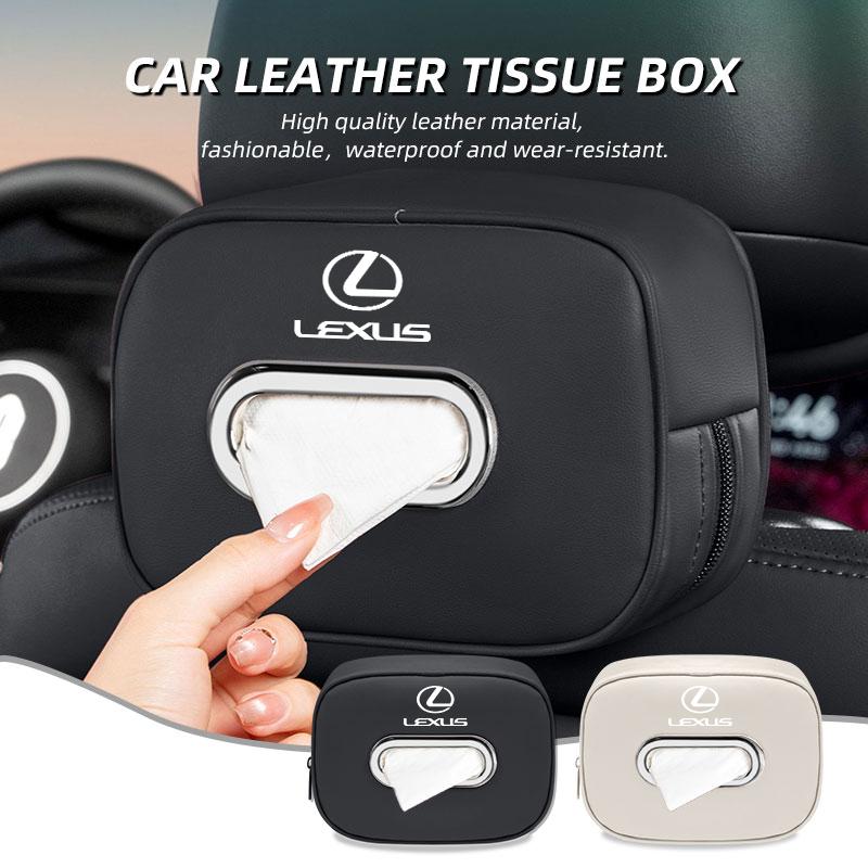 Car Seatback Tissue Box Holder Napkin Bag Armrest Paper Case Accessories For Lexus GS300 LS430 RX450h LX570 IS300 ES RX LS IS NX