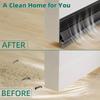 1PCS 100CM Draft Excluder Door Seal With Brush Floor Seal Door Brush Cover Strips Draught Excluder Door Stop Self-adhesive Strip