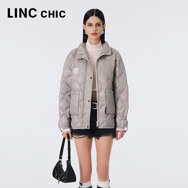 Women's Lightweight Loose Fit Stand Collar Down Jacket