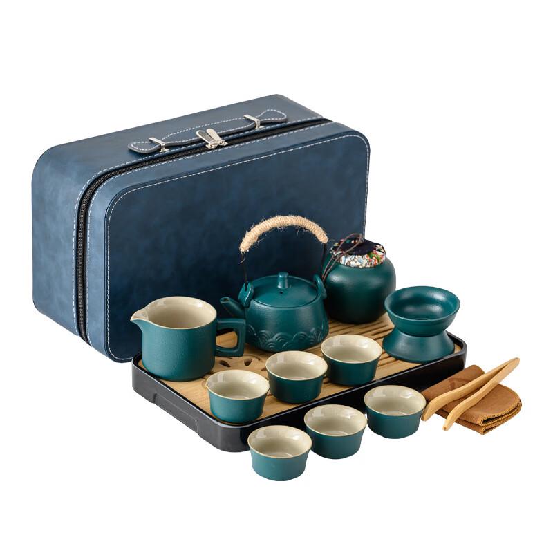 Jialang Portable Kung Fu Tea Set with Beam Kettle