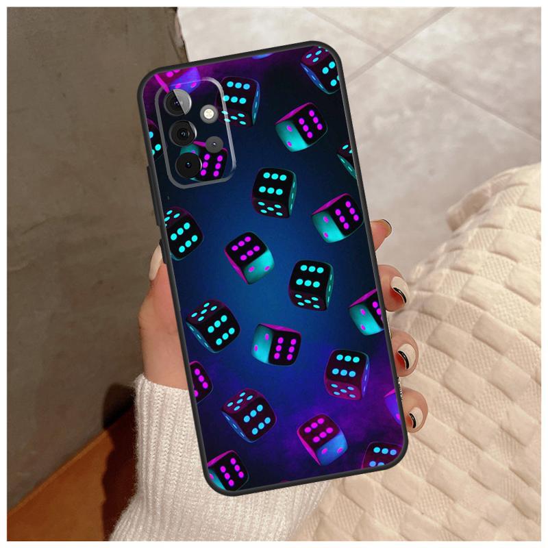 Dices Poker Casino For Samsung Galaxy A36 A56 A16 A26 A06 A52 A53 A33 A13 A34 A54 A14 A15 A35 A55 A22 A32 Case