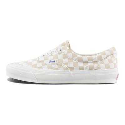 Era Vault Og Lx Canvas Schachbrettmuster Mode Low-Top Skateschuhe Unisex Sneaker Weiß VN0A3CXNB50