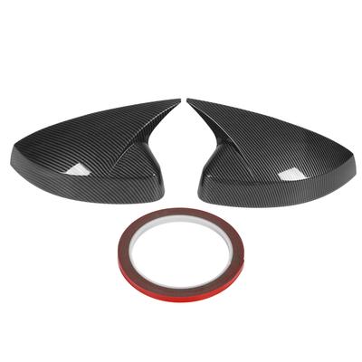1 Pair Side Door Mirror Cover Rear View Mirror Housing Replacement for A3 S3 8V RS3 2013‑2019 Carbon Fiber Style