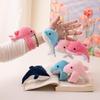 Adorable Baby Dolphin Plush Keychain with Snap Bracelet for Kids