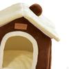 Cat Bed Nest Removable Pet Semi Enclosed for Dog Puppy Cats Kitten