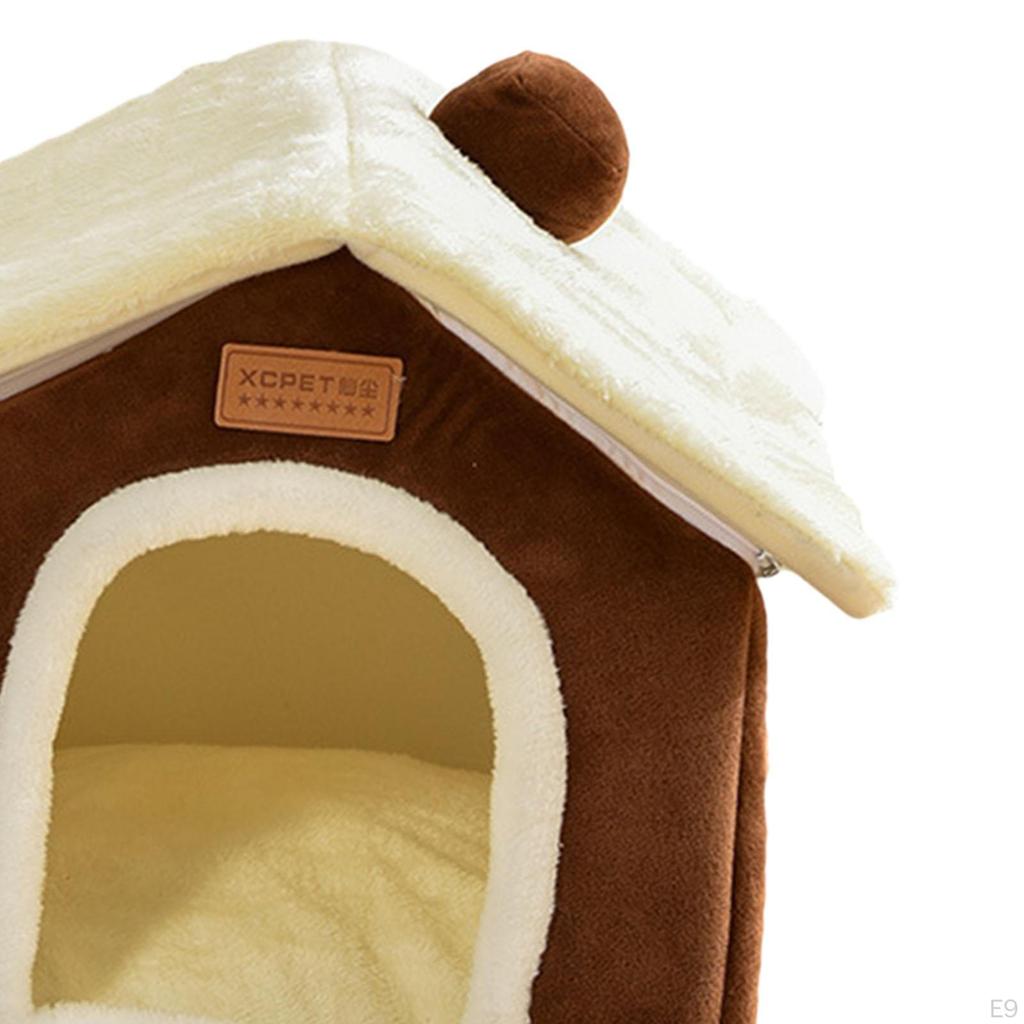 Cat Bed Nest Removable Pet Semi Enclosed for Dog Puppy Cats Kitten