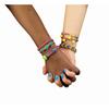 Clementoni Crazy Chic - Coffret création de bracelets de l'amitié - Perles et fils - Dès 7ans