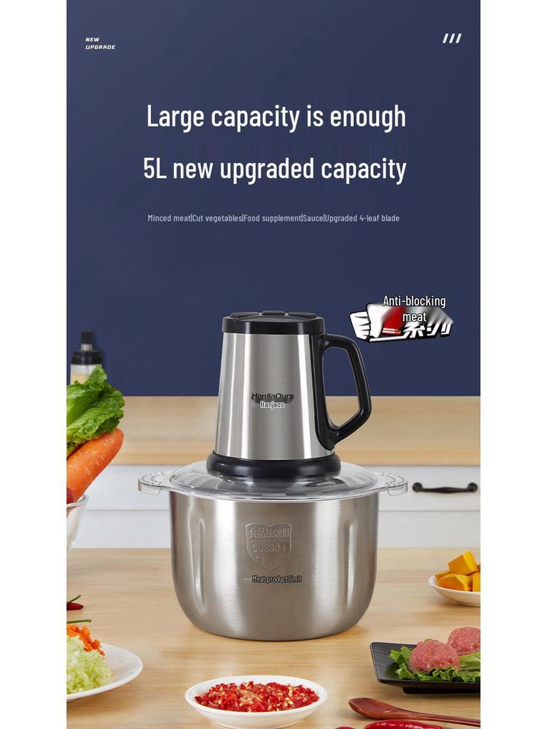 High-Power Multi-Function Meat Grinder and Food Processor