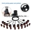 Electric Grinder Rotary File Positioner - Twist Drill Punch Positioner & Horn Cover Accessory Set