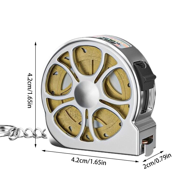 2M Metric Tape Measure Stainless Steel Retractable Metric Ruler Portable Mini Hollow Pocket Tape Measure Home Measuring Tools