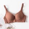 Fairy Style Adjustable Seamless Mulberry Silk Wireless Bra - Comfortable and Supportive Mesh Design for Women