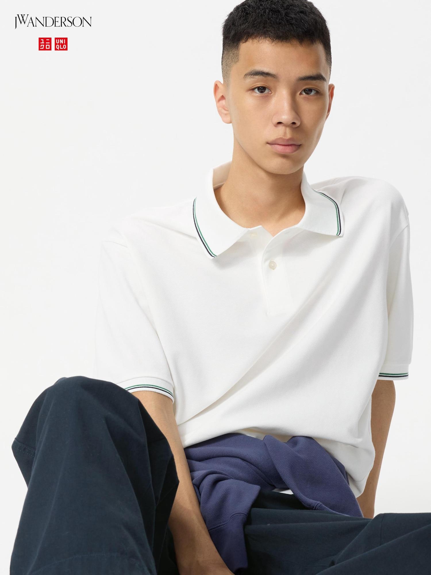 

Рубашка поло Uniqlo Japan Dry Kanoko 00 WHITE/XXL