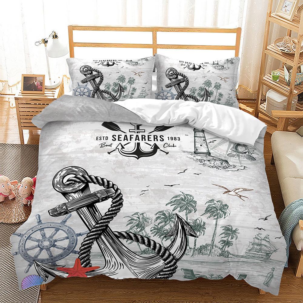 Fashion Technology Printing, 3D Digital Printing, Bedding, Duvet Covers, Pillowcases, Three-piece Sets