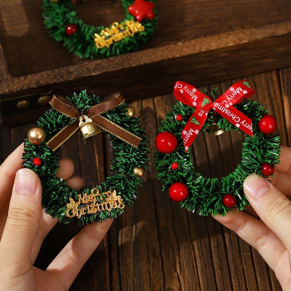 Handmade Simulated Christmas Garland Creative Christmas Wreaths Decoration  Home Decoration