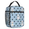 Cute West Highland White Terrier Dog Insulated Lunch Bag Leakproof Westie Puppy Cooler Thermal Lunch Box Office Picnic Travel