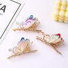 9-Color Painted Butterfly Hairpin - Ancient Style Shark Clip Ornament
