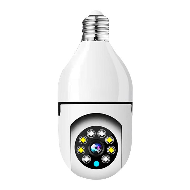 E27 Light Bulb Surveillance Camera: 360° HD WiFi, Night Vision, 5G