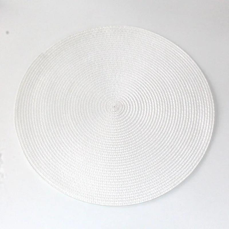 

1 шт. Круглі плетені серветки 34 см. Настільні килимки для обідніх столів. 1pcs