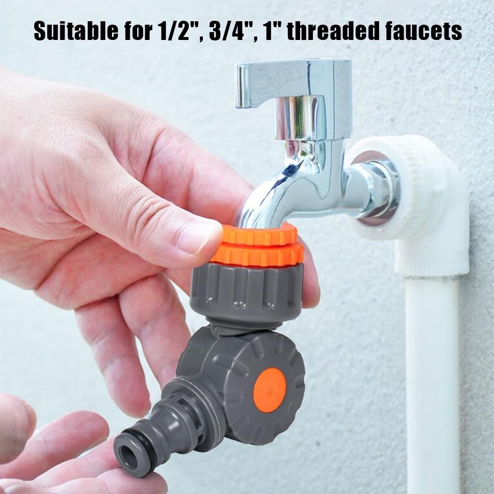 Rotating Faucet Connector 180 Degree Swivel Design for Garden Hose For Car Washing and Home Appliance Water Inlet